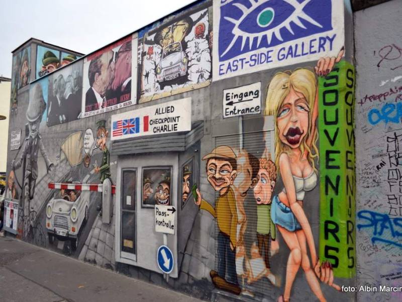Mur berliński i East Side Gallery